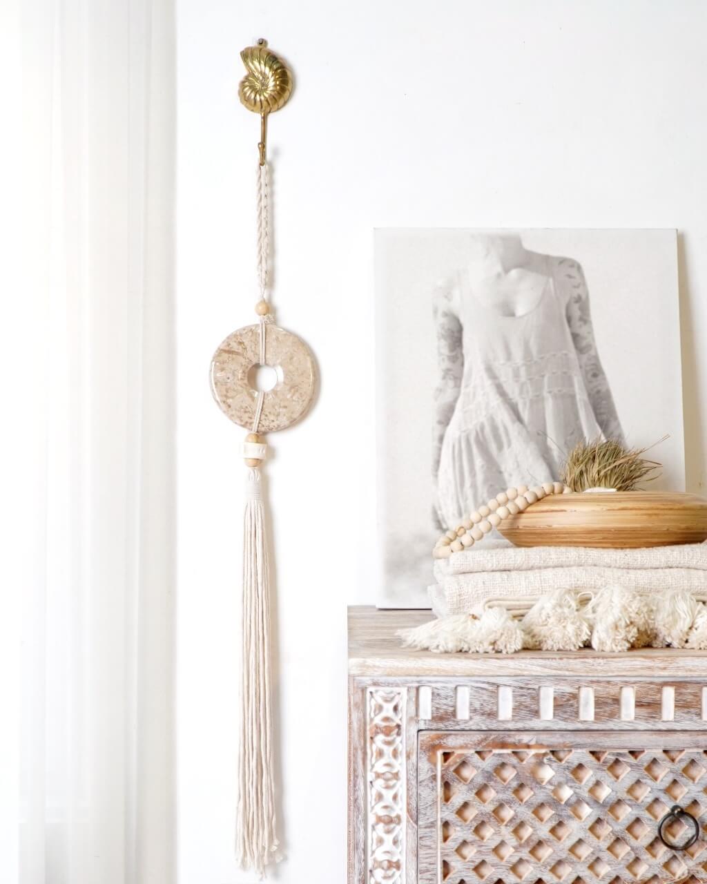 Marble Round Tassel