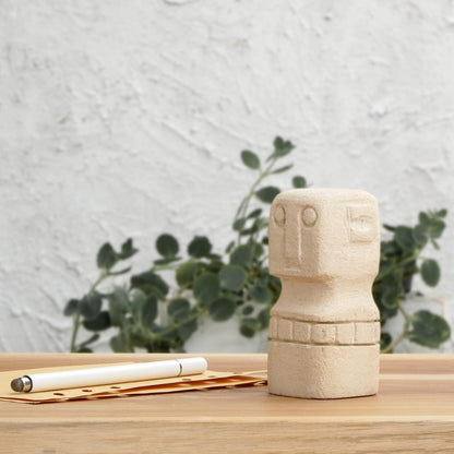 Stone statue Sumba – boho decor, handwoven and handmade in Bali