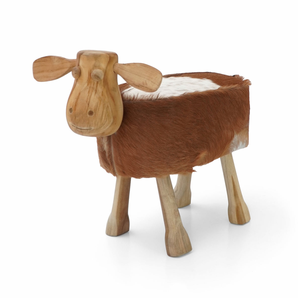 Leather decorative piece – Kambing Shadow, natural natural materials in boho style