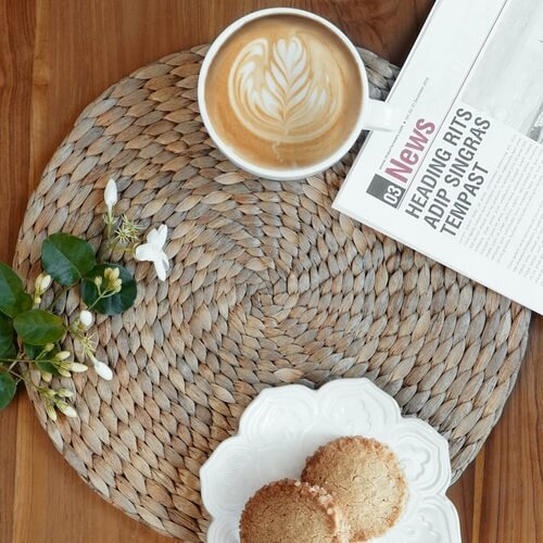 Casablanca Round Placemat Flower