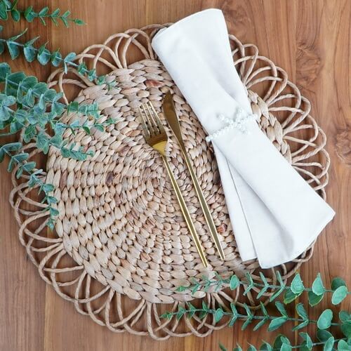 Bali Furniture – Casablanca Round Placemat – The Casablanca Round Placemat Circle int