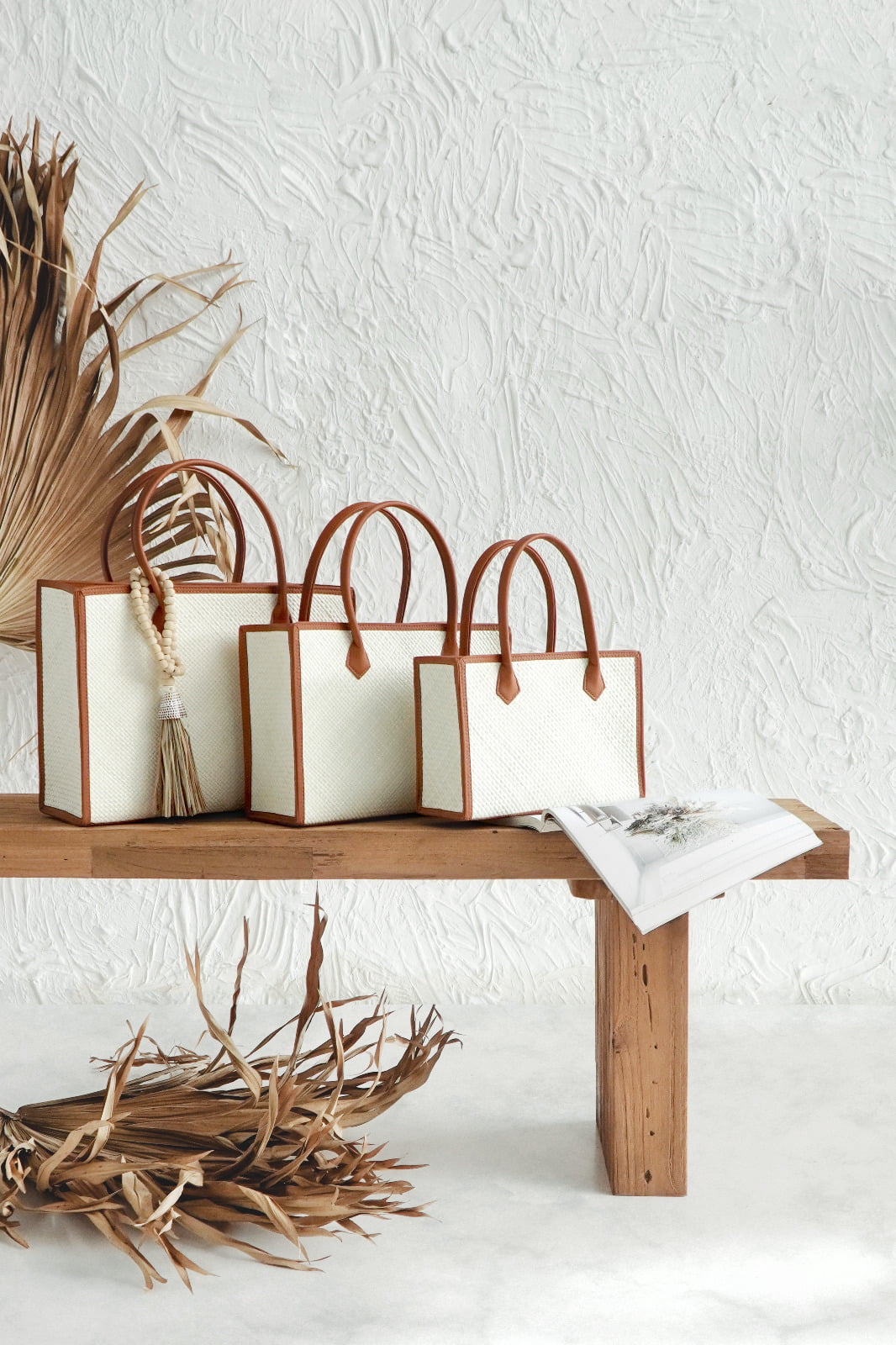 The Ravika handbag – natural materials, boho decor handmade in Bali