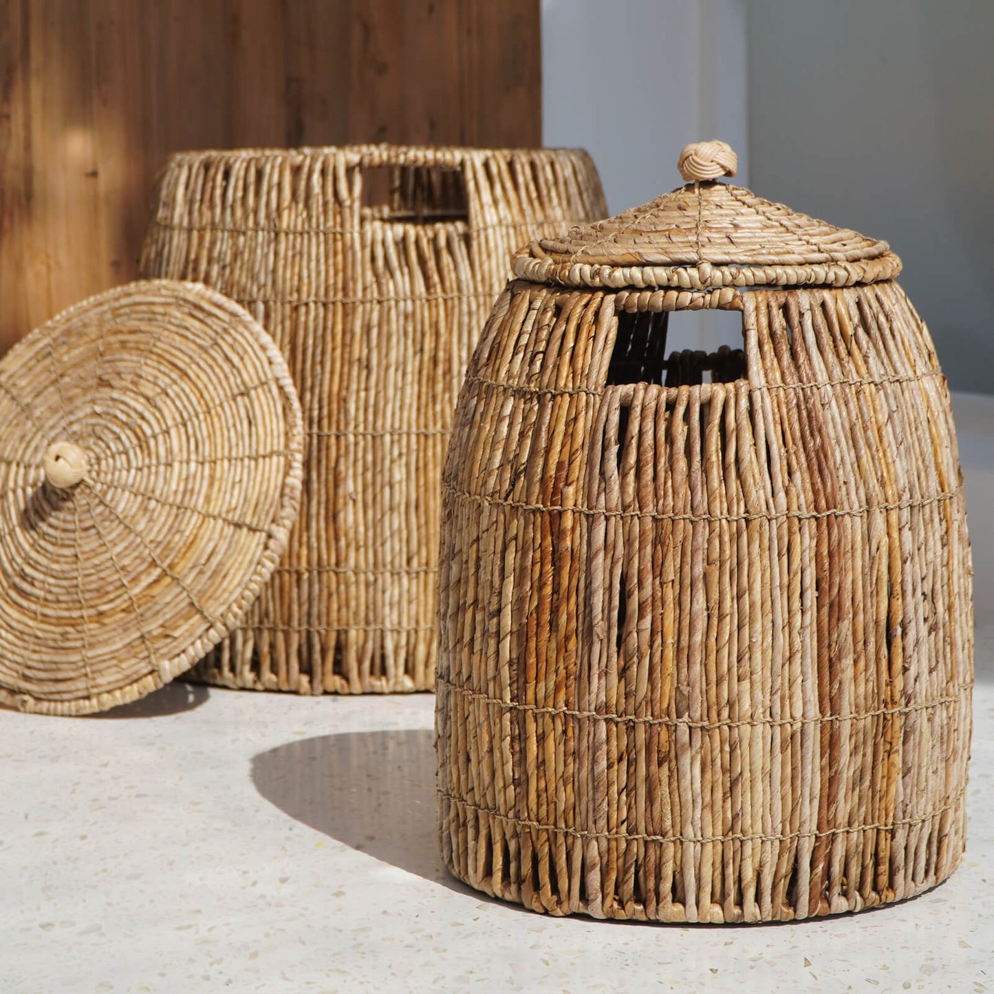 Alora Basket Set Of Two With Lid