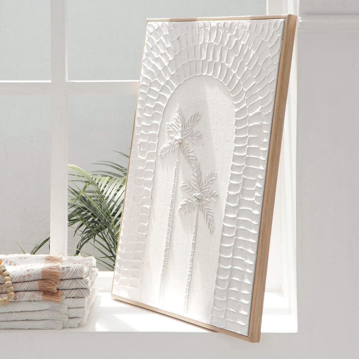 The Kalapa wall decoration – natural materials, boho decor handmade in Bali