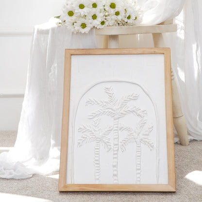 Handmade teak wall decoration – the Kalapa, boho decor made in Bali