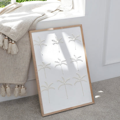 Kalapa Nine wall decoration in natural materials – handmade boho decor from Bali