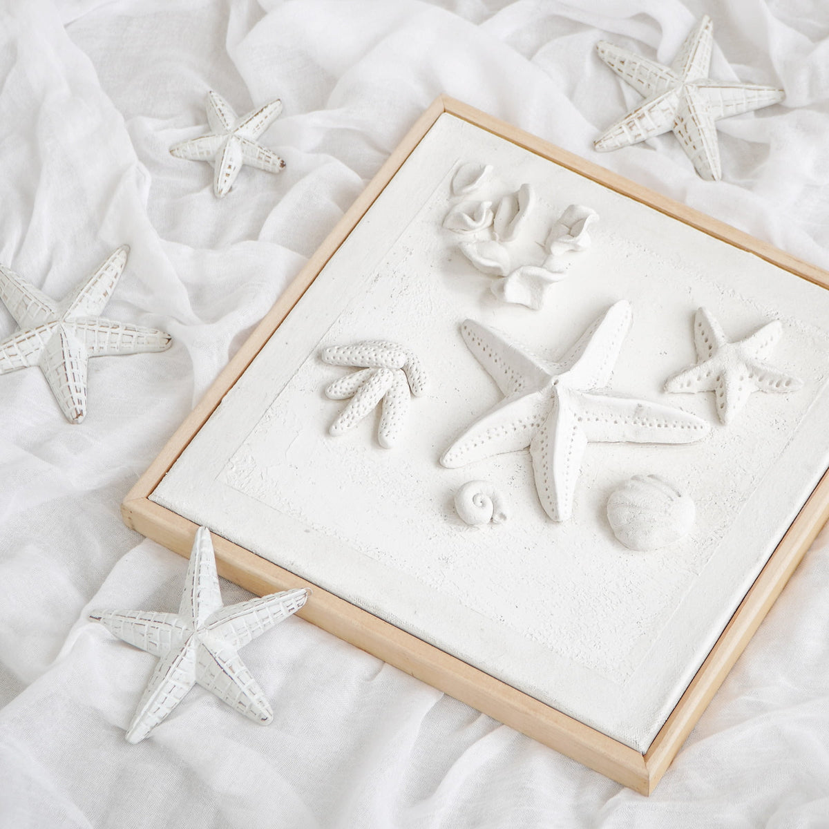 Doria Shells wall decoration in natural materials – handmade boho decor from Bali
