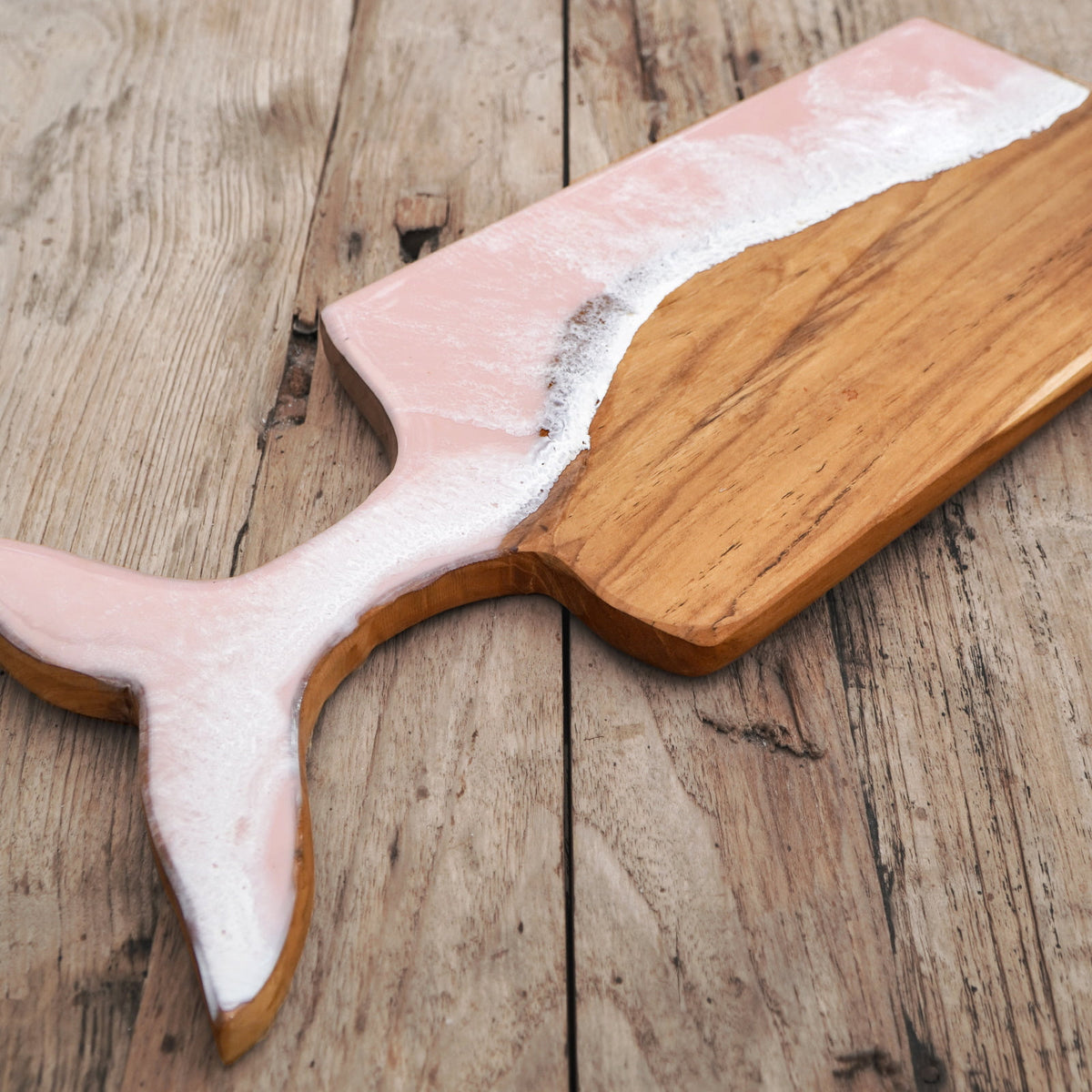 Handmade teak tray – the Serving Fish, boho decor made in Bali