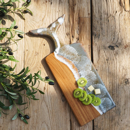 Serving Fish tray, boho decor handmade by Balinese artisans