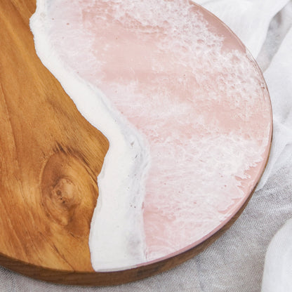 Serving Pizza tray by BaliSouk – boho decor made in Bali