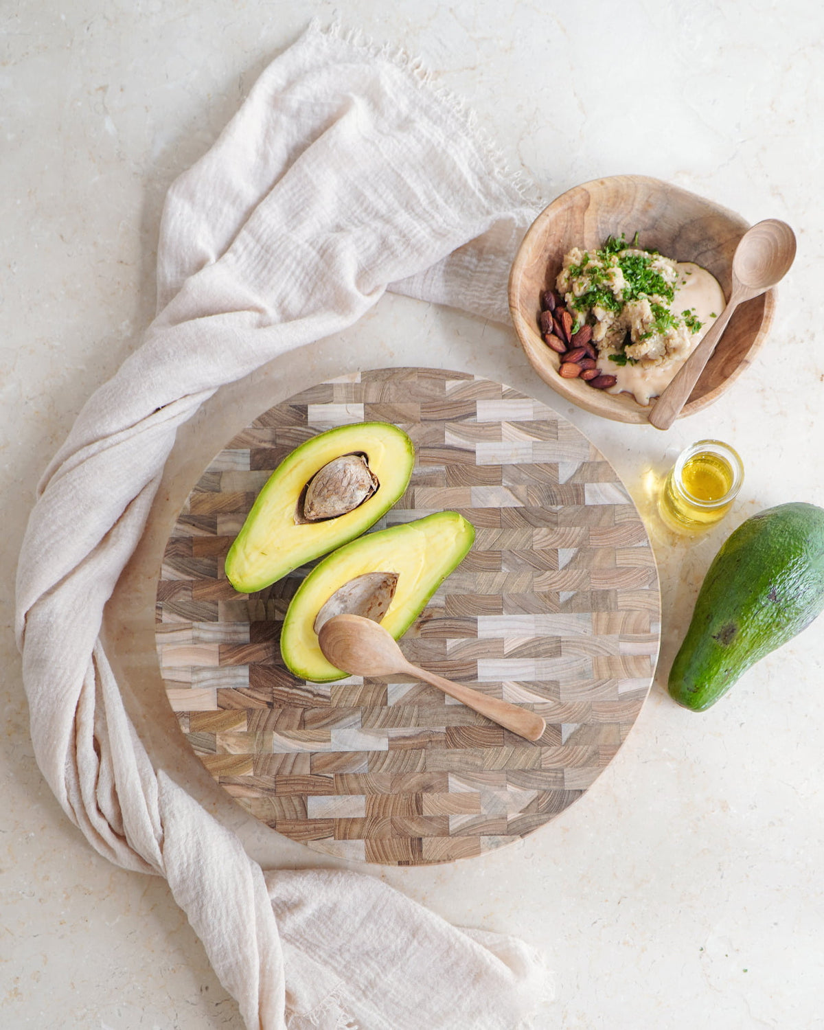 Lucy End Grain Cutting Board board by BaliSouk – boho decor made in Bali