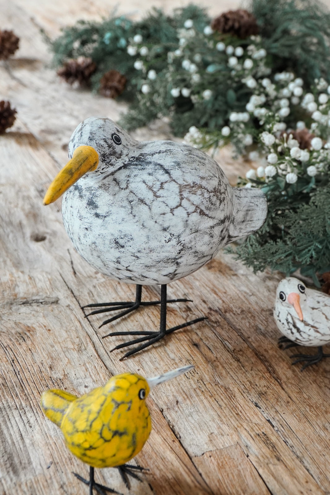 Seagull Bird Bella sculpture by BaliSouk – boho decor made in Bali