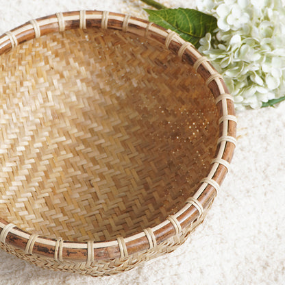 Bamboo basket Andong – handmade in Bali, boho style