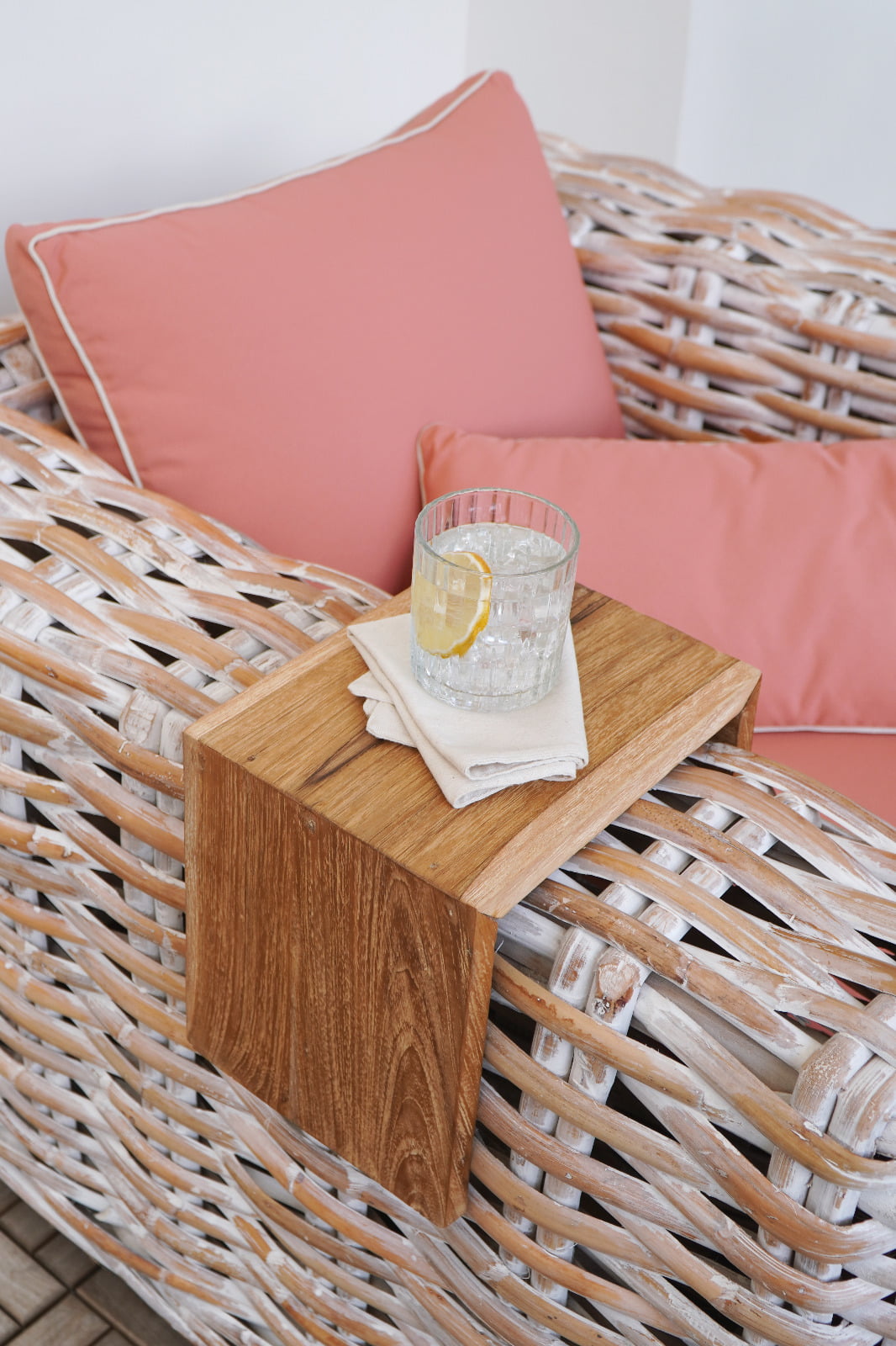 Teak Tray For Saint Tropez Chair/ Sofa