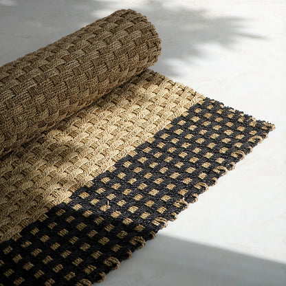 Seagrass rug Hatami – handmade in Bali, boho style