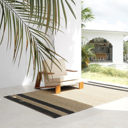 Hatami rug in natural materials – boho decor by BaliSouk