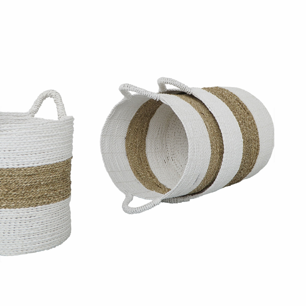 Calvados basket in natural materials – boho decor by BaliSouk