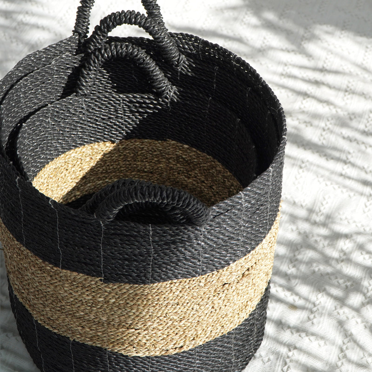 Seagrass basket – Calvados, natural natural materials in boho style