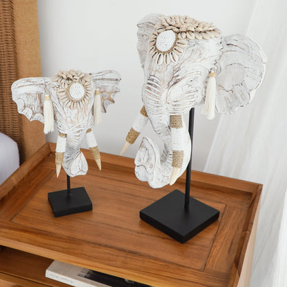 Dumbo Elephant sculpture by BaliSouk – boho decor made in Bali