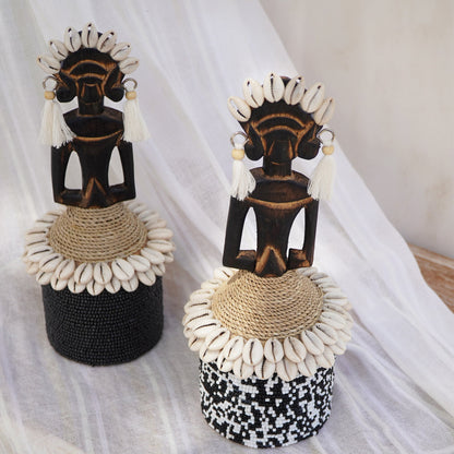 Handcrafted beaded decorative piece – Devi Beads, boho decor from BaliSouk