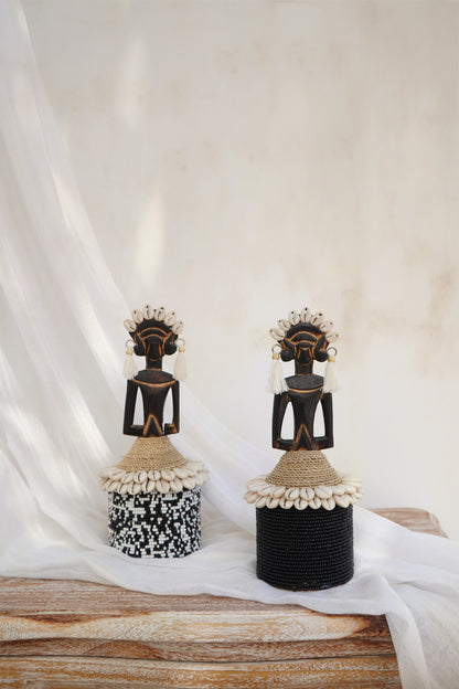 Beaded decorative piece Devi Beads – boho decor, handwoven and handmade in Bali