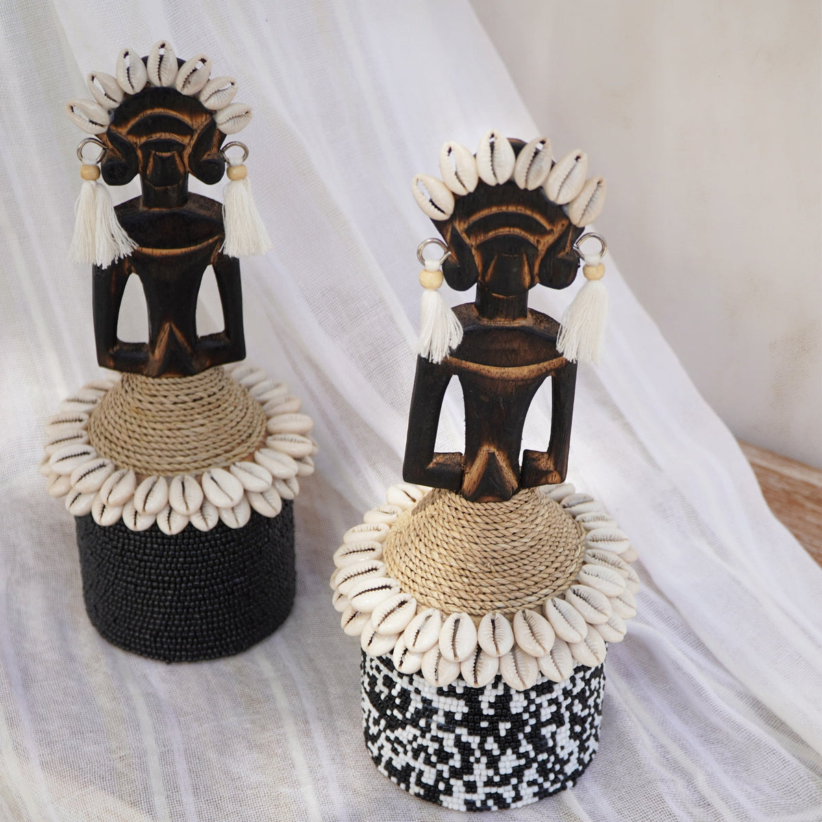 Handcrafted beaded decorative piece – Devi Beads, boho decor from BaliSouk