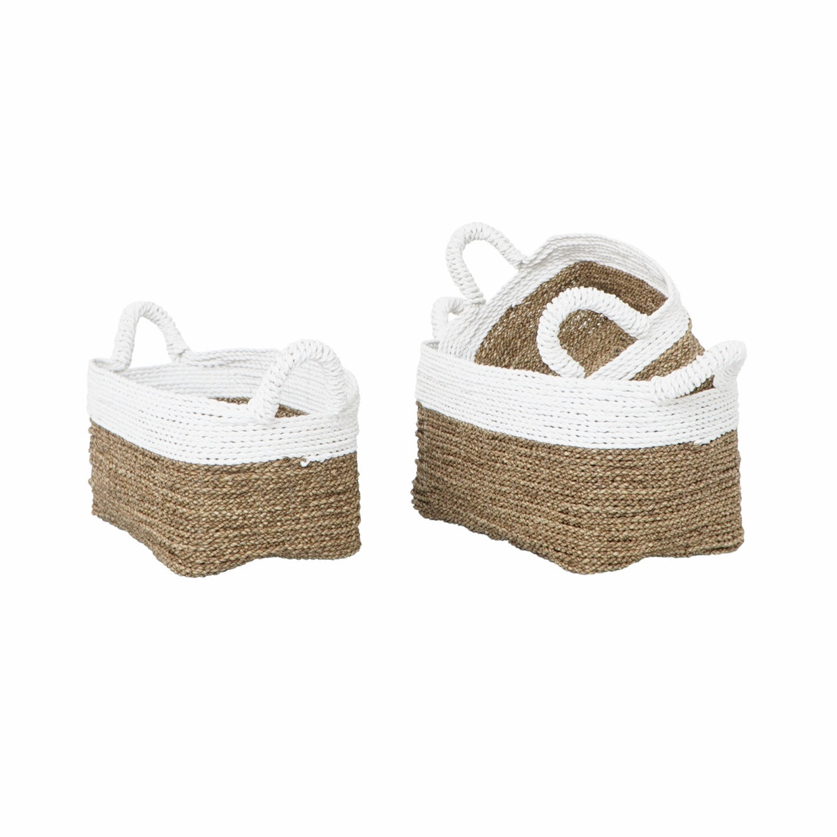 Calvin basket in natural materials – boho decor by BaliSouk