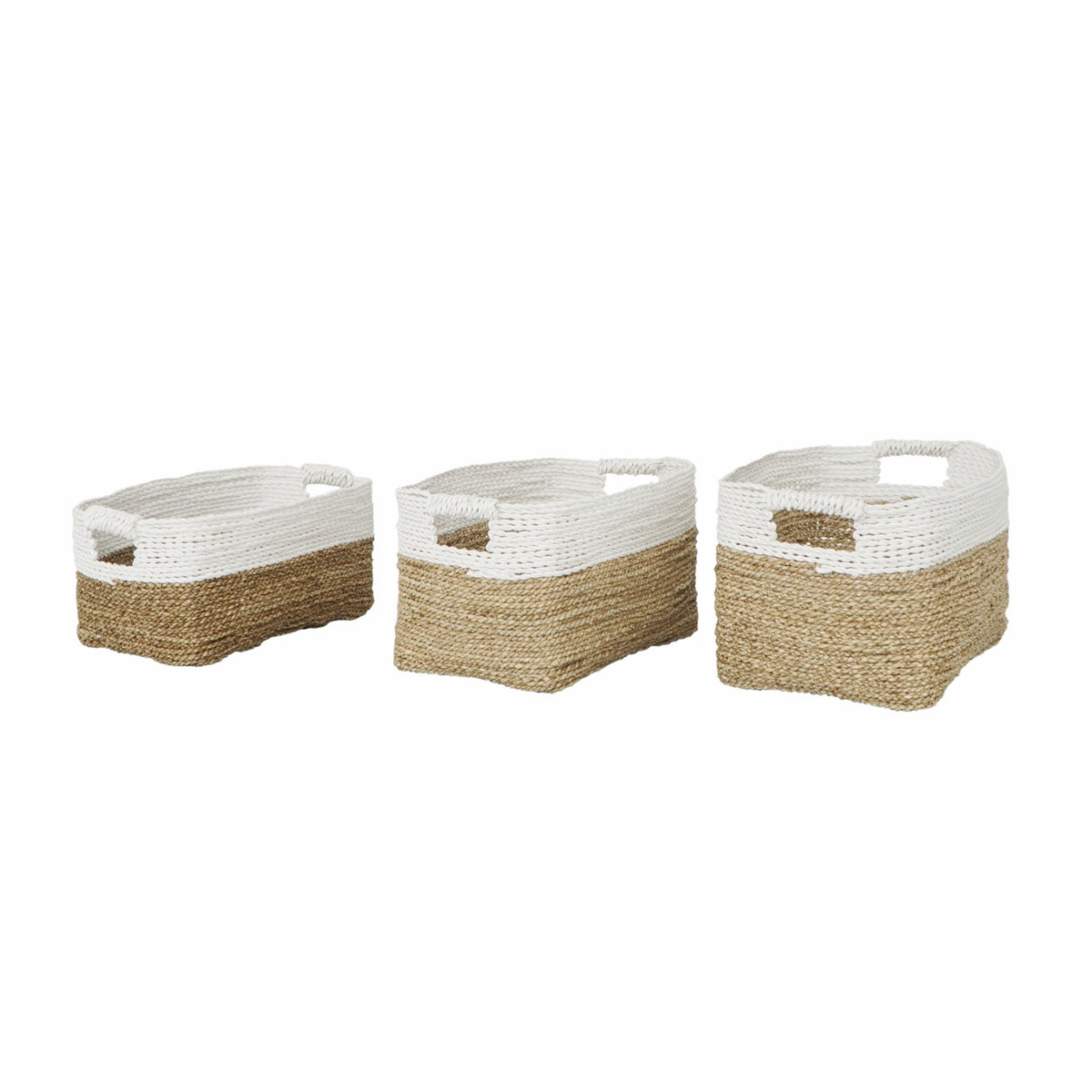 Handcrafted seagrass basket – Calvin, boho decor from BaliSouk