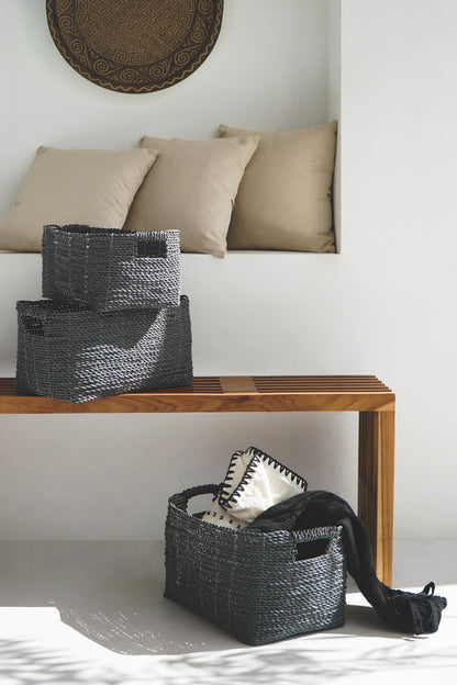 Seagrass basket – Calvin, natural natural materials in boho style