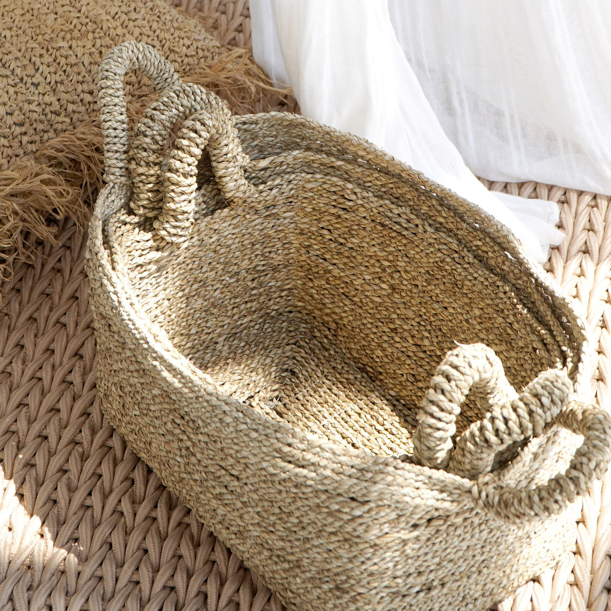 Calvin basket by BaliSouk – boho decor made in Bali