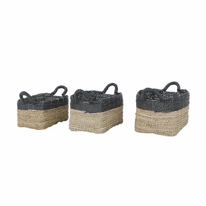 Seagrass basket Calvin – handmade in Bali, boho style