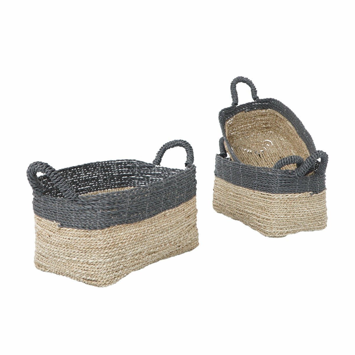 Handcrafted seagrass basket – Calvin, boho decor from BaliSouk