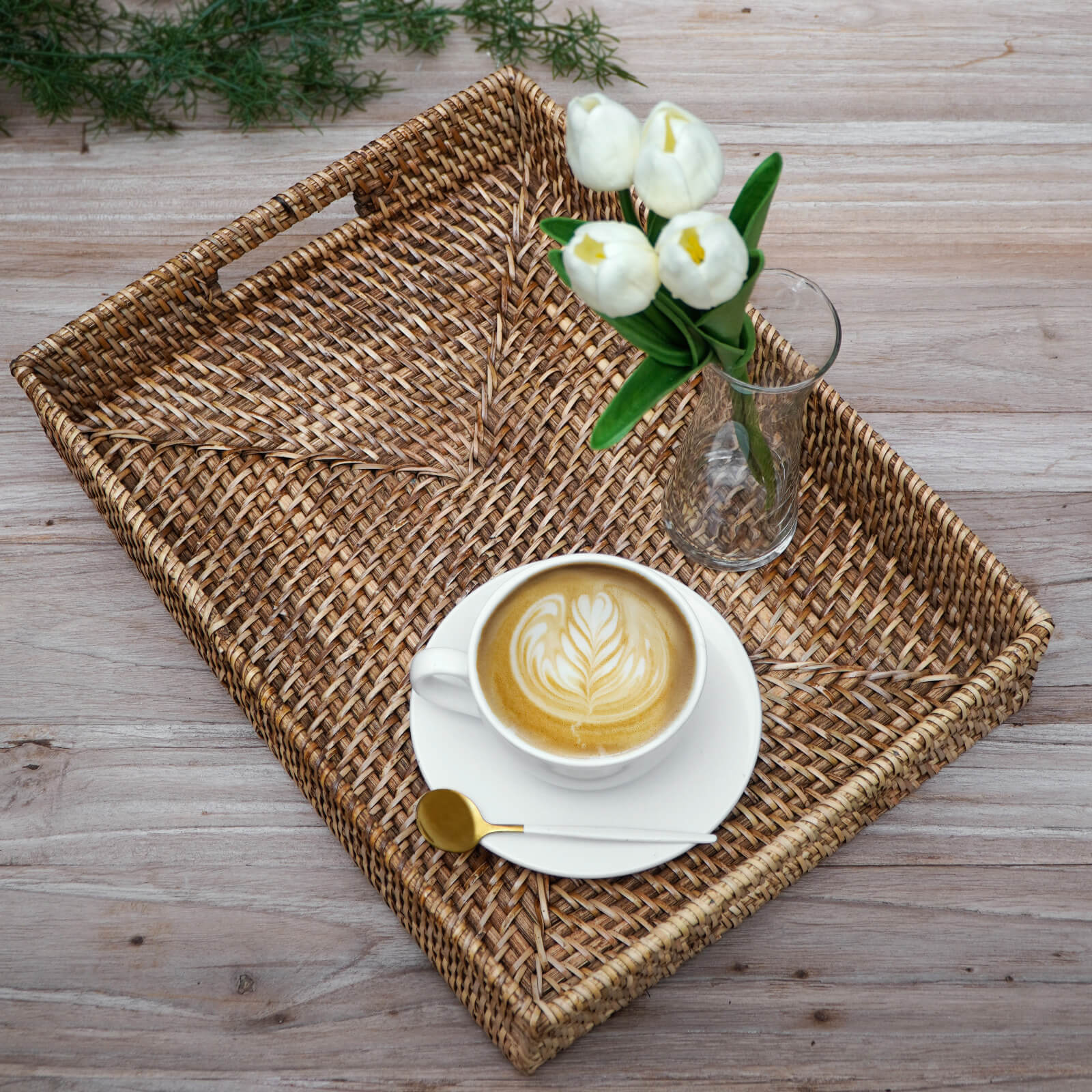 Bali Furniture – Lombok Tray With Handle – Lombok Tray With Handle brings a refined