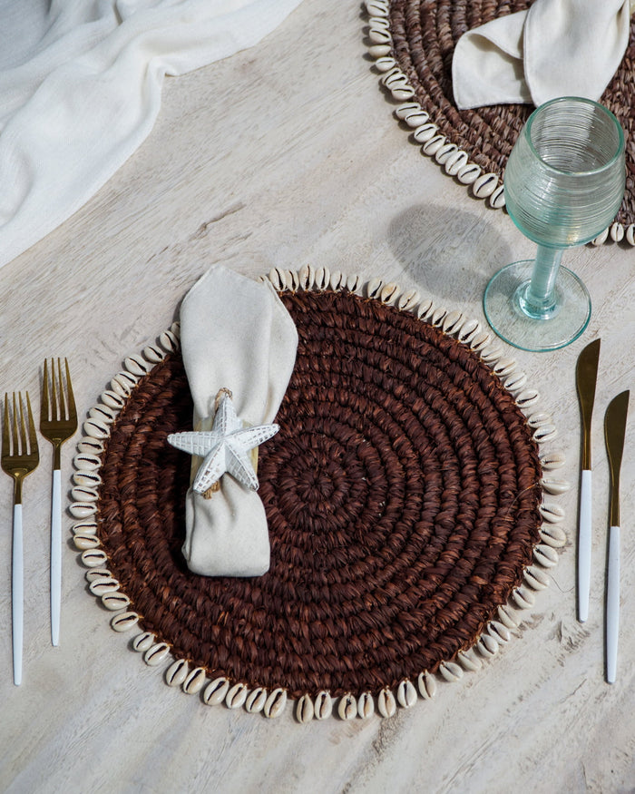 Agel placemat Windy – boho decor handcrafted in Bali by BaliSouk