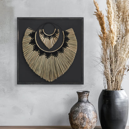 Bali Furniture – Senna Wall Deco With Frame – Senna Wall Deco With Frame brings a refi