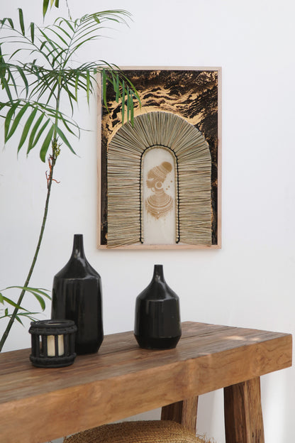 Abena – natural materials wall decoration, boho decor from Bali