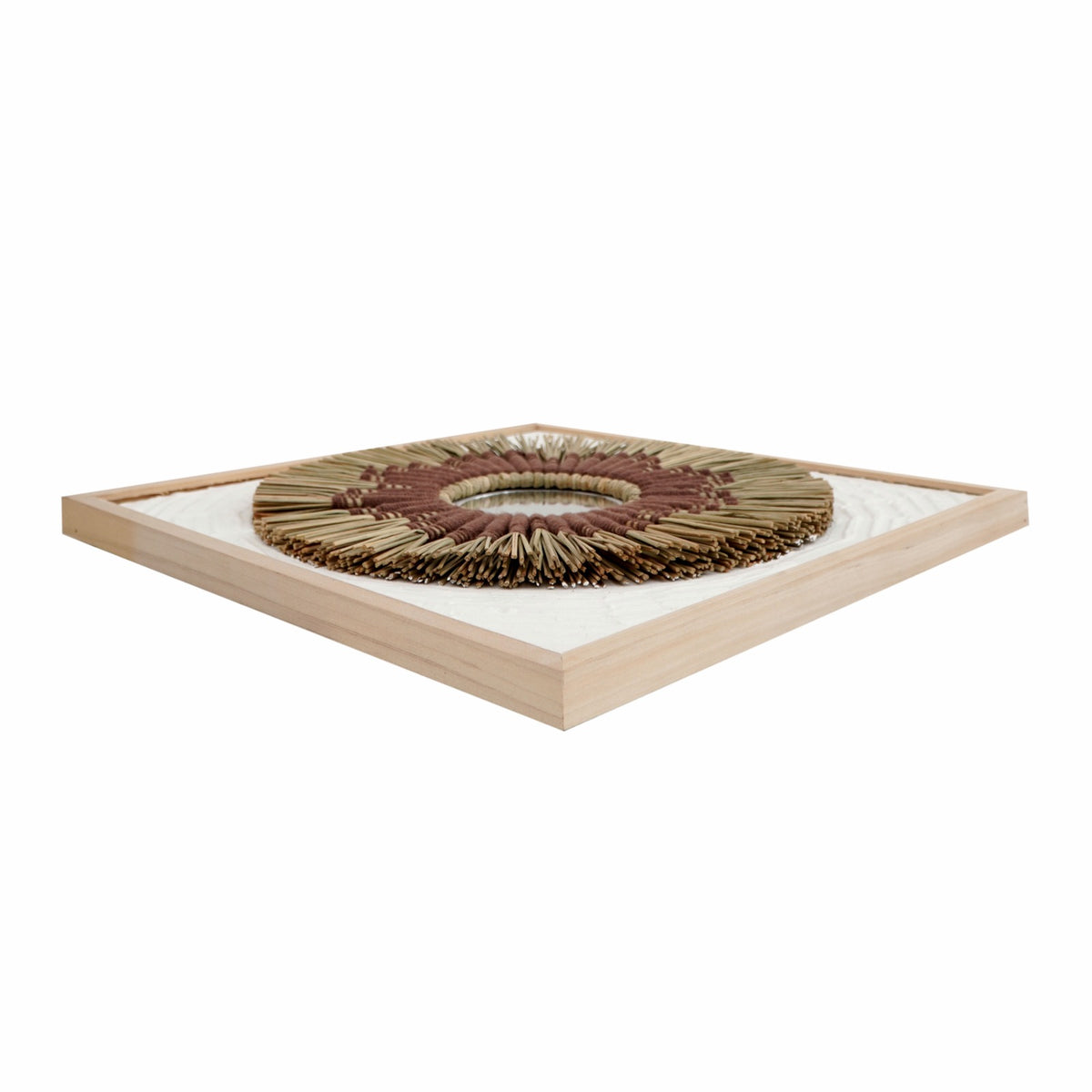 Abena wall decoration in natural materials – boho decor by BaliSouk