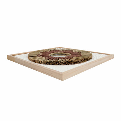 Abena wall decoration in natural materials – boho decor by BaliSouk