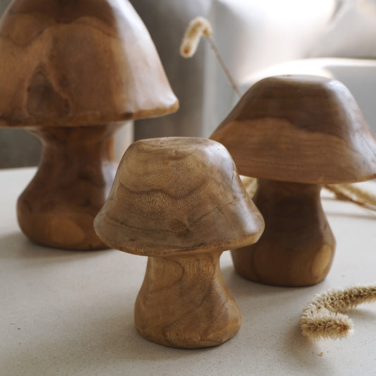 teak decor Tiram – boho decor handcrafted in Bali by BaliSouk