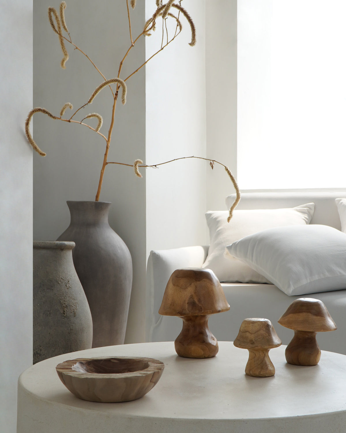 teak decor Tiram – boho decor handcrafted in Bali by BaliSouk (view 2)