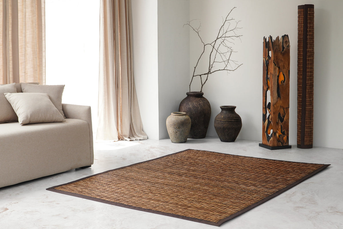 Bamboo Carpet rug by BaliSouk – boho decor made in Bali