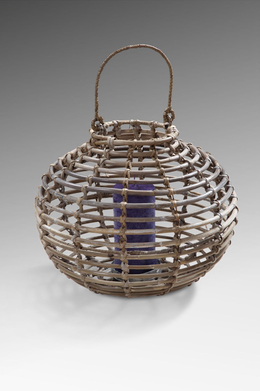 Sammy lantern in natural materials – handmade boho decor from Bali