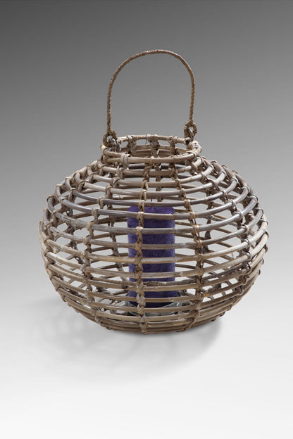 Sammy lantern in natural materials – handmade boho decor from Bali
