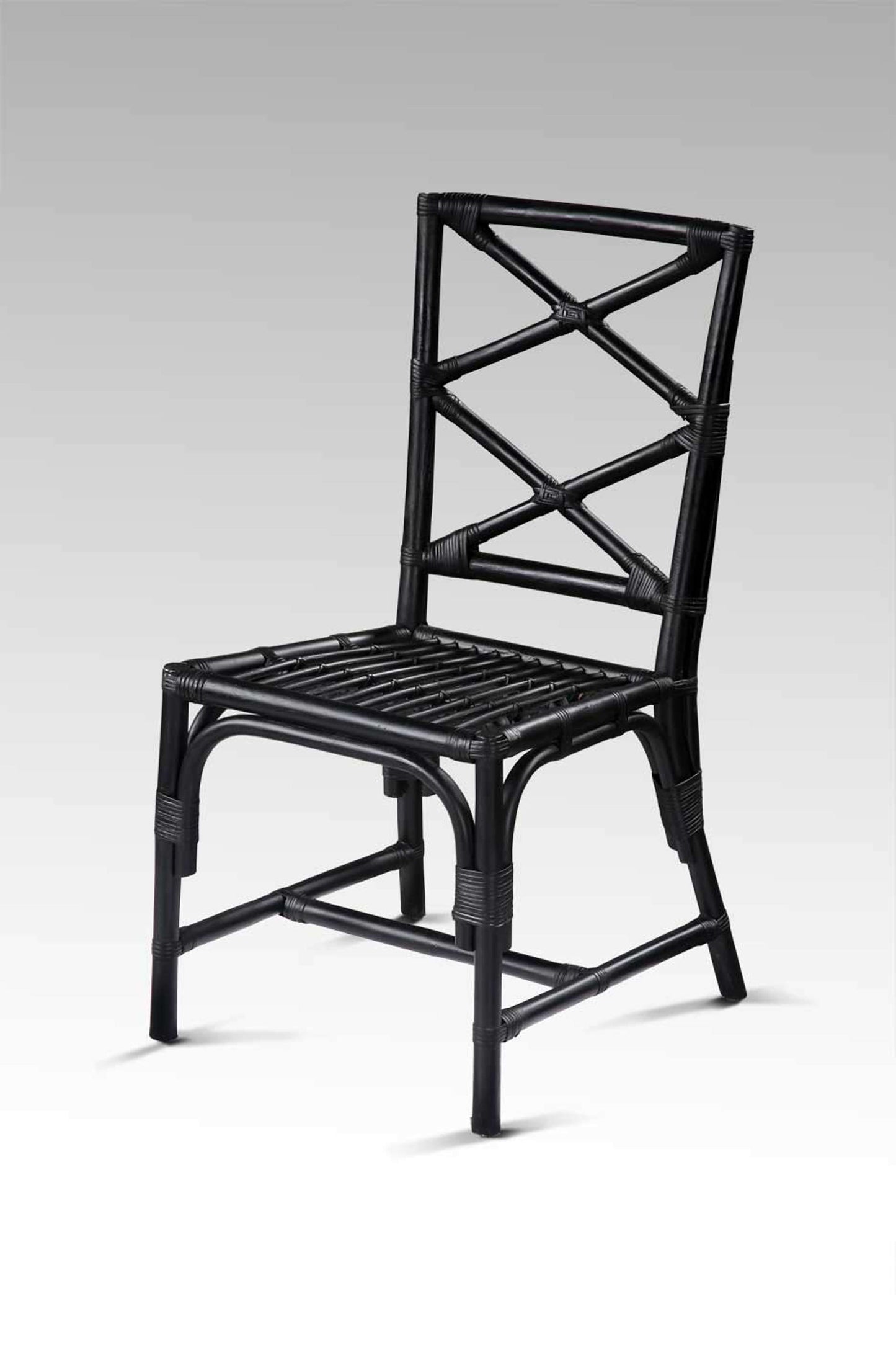 Geena Black Chair  Without Cushion