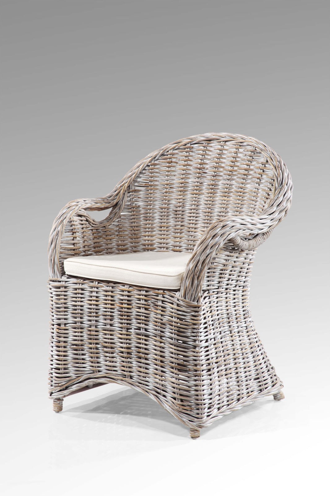 Athena – natural materials armchair, boho furniture from Bali