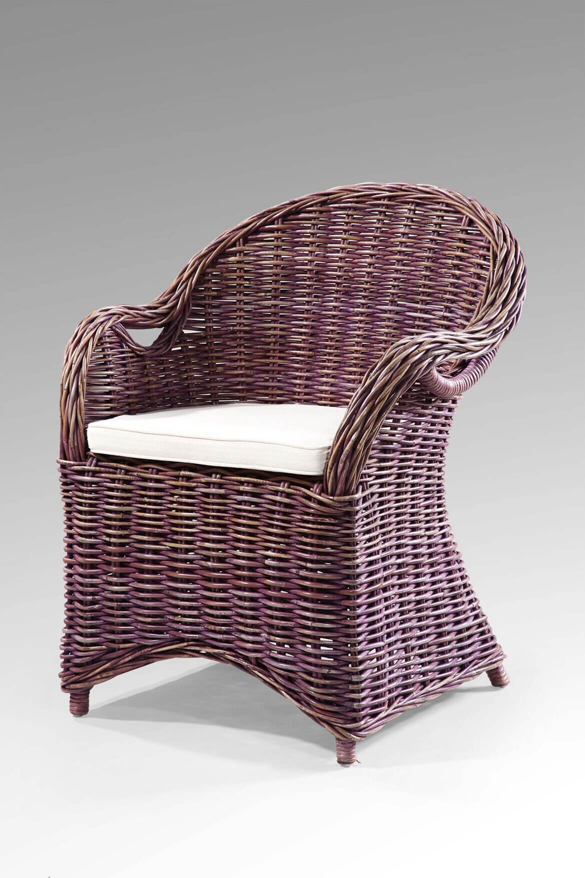 Athena Armchair With White Cushion – Set of 2