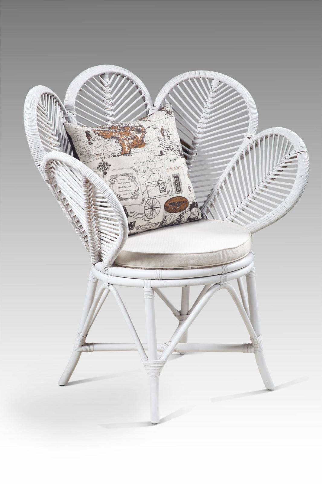 Peacock Chair With Cushion