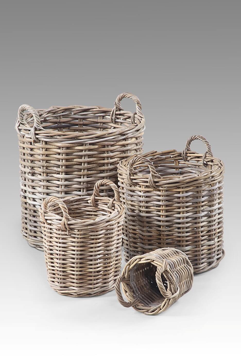 Athena Round Basket Set Of Four