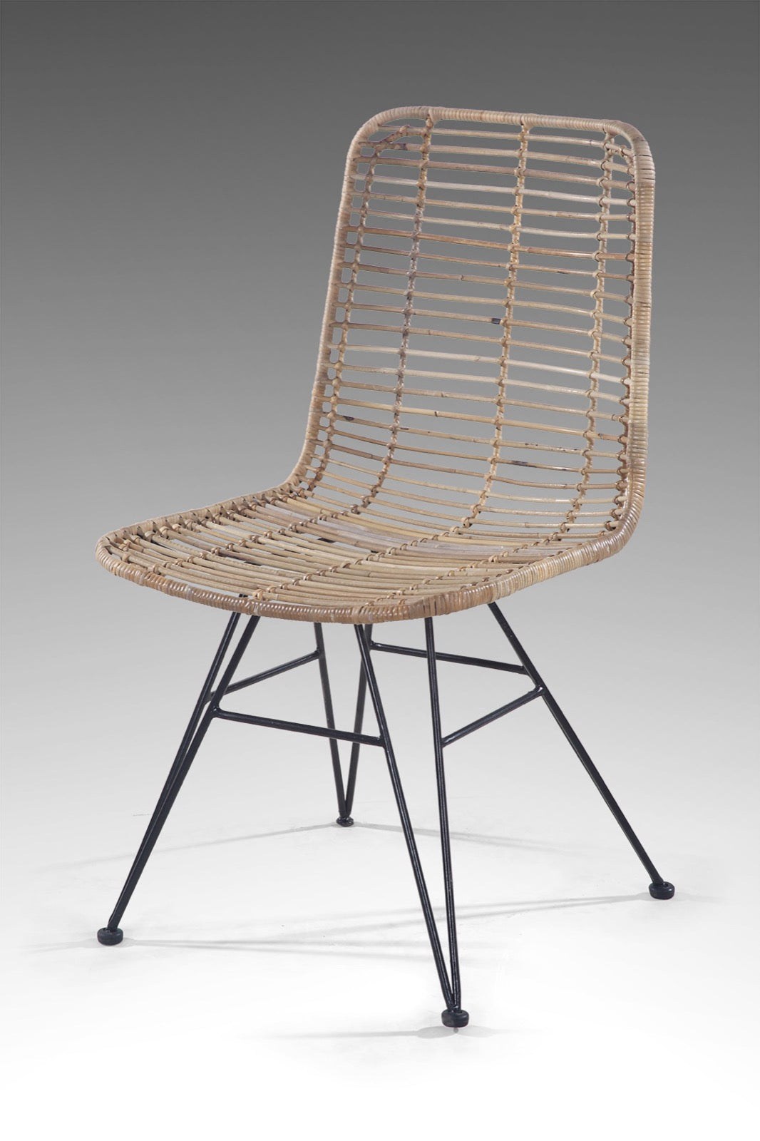 Rattan dining chair – York – boho furniture handmade in Bali by BaliSouk