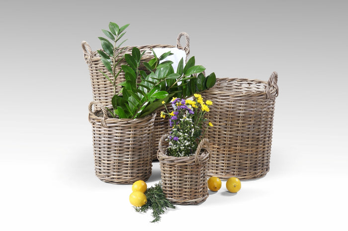 Rattan basket – Kubu – boho decor handmade in Bali by BaliSouk